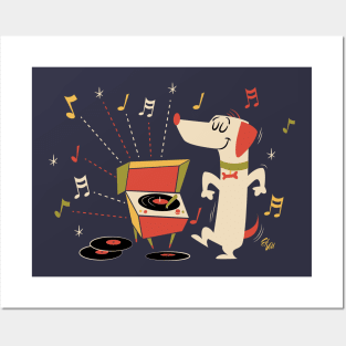 Dancing dog Posters and Art